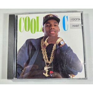 Cool C "I Gotta Habit" 1990 CD Album Explicit Lyric Hip-Hop Rap Atlantic Records